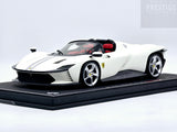 BBR Ferrari Daytona SP3 Open Roof Matt Pearl White 52/360 1:18 - New