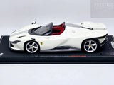 BBR Ferrari Daytona SP3 Open Roof Matt Pearl White 52/360 1:18 - New