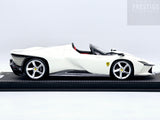 BBR Ferrari Daytona SP3 Open Roof Matt Pearl White 52/360 1:18 - New