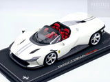 BBR Ferrari Daytona SP3 Open Roof Matt Pearl White 52/360 1:18 - New