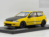 Solido 1991 Honda Civic Spoon Version EG6 Yellow Carnival 1:18 - New