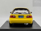 Solido 1991 Honda Civic Spoon Version EG6 Yellow Carnival 1:18 - New