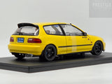 Solido 1991 Honda Civic Spoon Version EG6 Yellow Carnival 1:18 - New