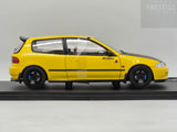 Solido 1991 Honda Civic Spoon Version EG6 Yellow Carnival 1:18 - New
