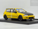 Solido 1991 Honda Civic Spoon Version EG6 Yellow Carnival 1:18 - New