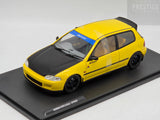 Solido 1991 Honda Civic Spoon Version EG6 Yellow Carnival 1:18 - New