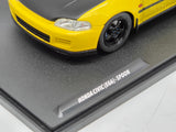 Solido 1991 Honda Civic Spoon Version EG6 Yellow Carnival 1:18 - New