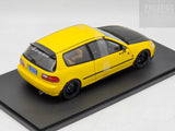 Solido 1991 Honda Civic Spoon Version EG6 Yellow Carnival 1:18 - New