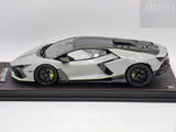 MR Collection 2025 Lamborghini Revuelto Grigio Hati w Verde Scandal Livery 1:18 - New