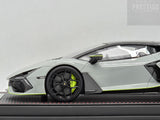 MR Collection 2025 Lamborghini Revuelto Grigio Hati w Verde Scandal Livery 1:18 - New