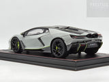 MR Collection 2025 Lamborghini Revuelto Grigio Hati w Verde Scandal Livery 1:18 - New