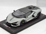 MR Collection 2025 Lamborghini Revuelto Grigio Hati w Verde Scandal Livery 1:18 - New