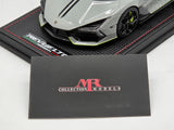 MR Collection 2025 Lamborghini Revuelto Grigio Hati w Verde Scandal Livery 1:18 - New