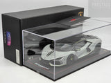 MR Collection 2025 Lamborghini Revuelto Grigio Hati w Verde Scandal Livery 1:18 - New