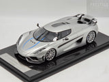 FrontiArt 2022 Koenigsegg Regera Moon Silver Metallic F079-175 1:18 - New