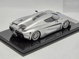FrontiArt 2022 Koenigsegg Regera Moon Silver Metallic F079-175 1:18 - New