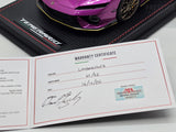 MR Collection 2025 Lamborghini Temerario Alleggerita Package Viola Bast 1:18 - New
