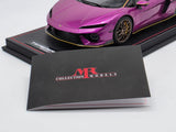 MR Collection 2025 Lamborghini Temerario Alleggerita Package Viola Bast 1:18 - New