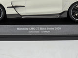 Minichamps 2020 Mercedes AMG GT Black Series Designo Diamond White 1:18 - New