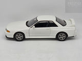 AUTOart Nissan Skyline GT-R R32 Crystal White 326 77342 1:18 - Preowned VGC