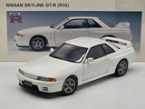 AUTOart Nissan Skyline GT-R R32 Crystal White 326 77342 1:18 - Preowned VGC