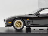 AUTOart Mazda RX-7 FD Efini Tuned Version Black w Gold Wheels 75968 1:18 - VGC