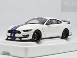 AUTOart Ford Shelby GT-350R Oxford White with Blue Stripes 72931 1:18 - READ / NEW