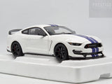 AUTOart Ford Shelby GT-350R Oxford White with Blue Stripes 72931 1:18 - READ / NEW