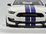 AUTOart Ford Shelby GT-350R Oxford White with Blue Stripes 72931 1:18 - READ / NEW