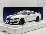 AUTOart Ford Shelby GT-350R Oxford White with Blue Stripes 72931 1:18 - READ / NEW
