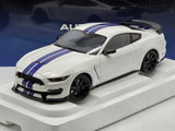 AUTOart Ford Shelby GT-350R Oxford White with Blue Stripes 72931 1:18 - READ / NEW