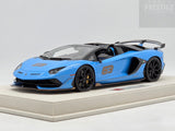 Eidolon 2019 Lamborghini Aventador SVJ 63 Roadster Blu Cepheus 1:18 - New