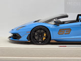 Eidolon 2019 Lamborghini Aventador SVJ 63 Roadster Blu Cepheus 1:18 - New