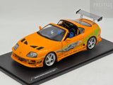 Solido 2001 Toyota Supra Targa Top Mk4 A80 Brian O'Conner Fast & Furious 1:18 - New