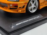 Solido 2001 Toyota Supra Targa Top Mk4 A80 Brian O'Conner Fast & Furious 1:18 - New