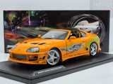 Solido 2001 Toyota Supra Targa Top Mk4 A80 Brian O'Conner Fast & Furious 1:18 - New