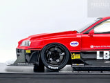 GT Spirit Nissan Skyline R34 GT-R LB Works Super Silhouette Red/Black 1:18 - New