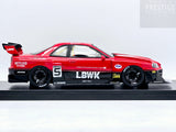 GT Spirit Nissan Skyline R34 GT-R LB Works Super Silhouette Red/Black 1:18 - New