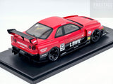 GT Spirit Nissan Skyline R34 GT-R LB Works Super Silhouette Red/Black 1:18 - New