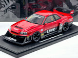 GT Spirit Nissan Skyline R34 GT-R LB Works Super Silhouette Red/Black 1:18 - New