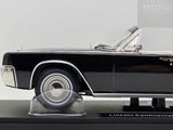 KK-Scale 1963 Lincoln Continental Convertible Black w White Roof, Bad Boys 1:18 - New