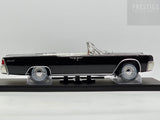 KK-Scale 1963 Lincoln Continental Convertible Black w White Roof, Bad Boys 1:18 - New