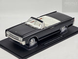 KK-Scale 1963 Lincoln Continental Convertible Black w White Roof, Bad Boys 1:18 - New