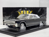 KK-Scale 1963 Lincoln Continental Convertible Black w White Roof, Bad Boys 1:18 - New