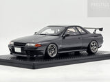 Ignition Model - INITIAL D - Nissan Skyline R32 GT-R (BNR32) Gun Grey Metallic 1:18 - New