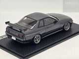 Ignition Model - INITIAL D - Nissan Skyline R32 GT-R (BNR32) Gun Grey Metallic 1:18 - New