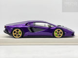 Eidolon 2022 Lamborghini Countach LPI800-4 Viola Pasifae w Gold Wheels 1:18 - New