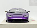 Eidolon 2022 Lamborghini Countach LPI800-4 Viola Pasifae w Gold Wheels 1:18 - New