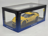 AUTOart 2016 Chevrolet Corevette Z06 C7 Racing Yellow 71263 1:18 - NOS
