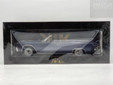 KK-Scale 1963 Lincoln Continental Convertible Blue Metallic w Roof, Lincoln Lawyer 1:18 - New
